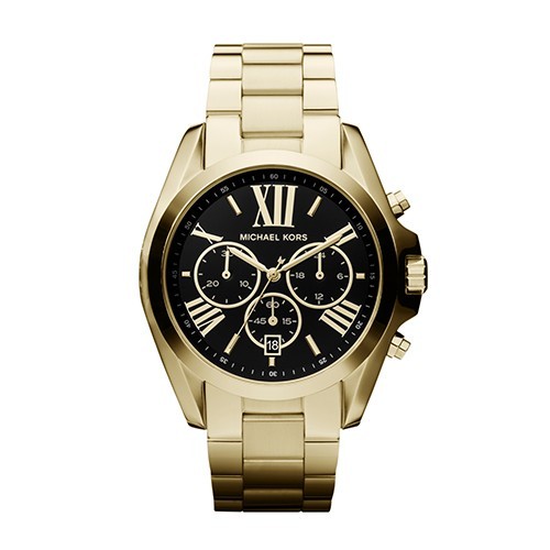 Michael Kors Lexington Silver Dial Two Tone Steel Strap Watch for Women