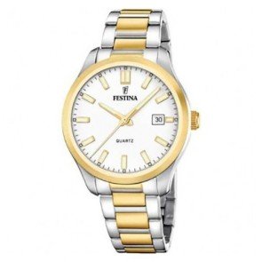 Reloj Festina Cuarzo F20738-1 Acero Clásico