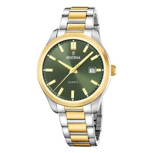 Reloj Festina Cuarzo F20738-2 Acero Clásico