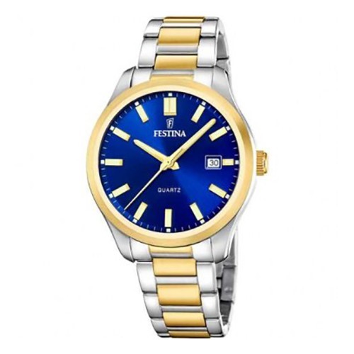 Reloj Festina Cuarzo F20738-3 Acero Clásico