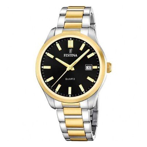 Reloj Festina Cuarzo F20738-4 Acero Clásico