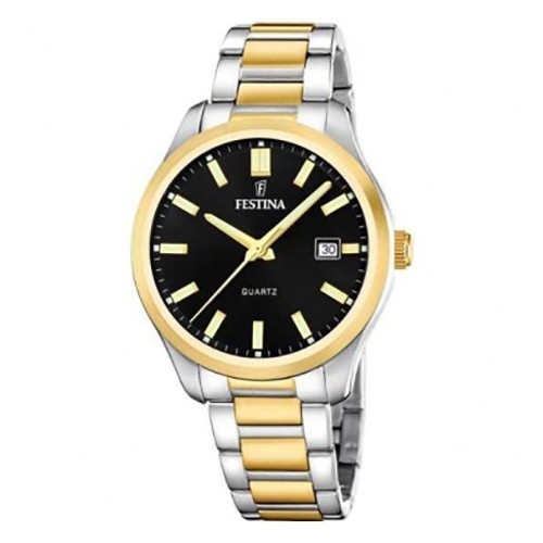 Reloj Festina Cuarzo F20738-4 Acero Clásico