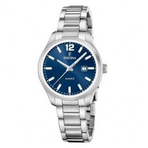 Reloj Festina Cuarzo F20737-4 Acero Clásico