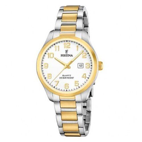 Reloj Festina Cuarzo F20739-1 Acero Clásico