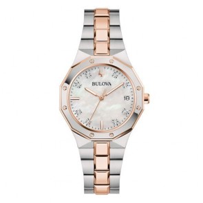 Reloj Bulova Classic Diamonds 98P235 Octogon