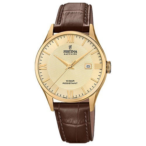 Reloj Festina Swiss Made F20010-5 Classiques Cuir