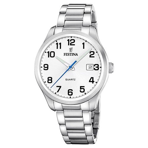 Reloj Festina Cuarzo F20736-1 Acero Clásico