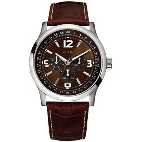 Montre Guess W95063G2 multifonction Peau Homme