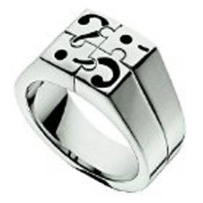 Anello Moschino MJ0168 I Love Puzzles Size 21mm Uomo