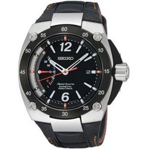 Montre Seiko Sportura SRG005P2 Kinetic Peau Homme