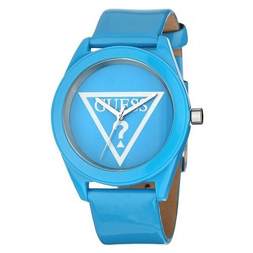 Uhr Guess W65014L4 Lip Gloss Lederband Damen