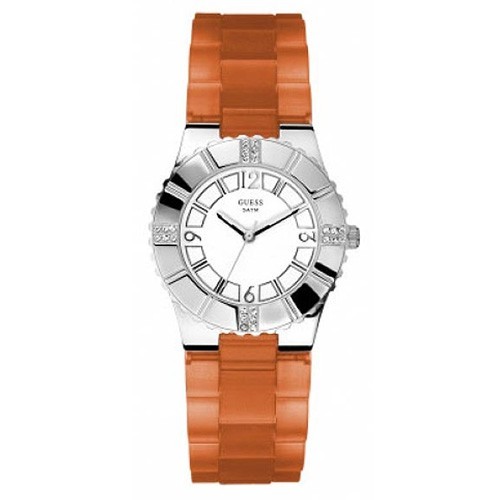 Uhr Guess W95087L2 Glow Damen Rubber Strap