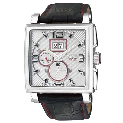 Relogio Citizen Eco Drive 3D Perpetual BT0071-09A Pele Homem