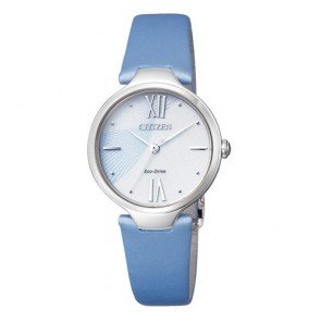 Relogio Citizen Eco Drive Petalos EM0040-21A Pele Femem