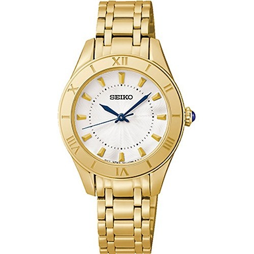 Uhr Seiko Neo Classic SRZ434P1 Stahl Damen