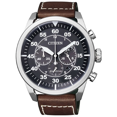 Orologi Citizen Eco Drive Aviator CA4210-16E Pelle Uomo