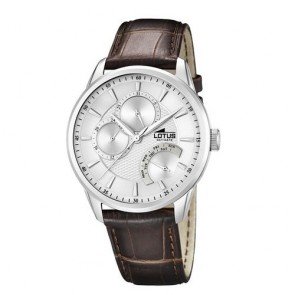 Relogio Lotus 15974-1 Multifuncion Pele Homem