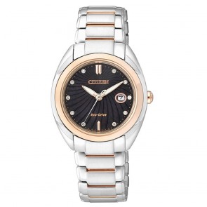 Orologi Citizen Eco Drive Diamonds EM0315-59E Acciaio Donna