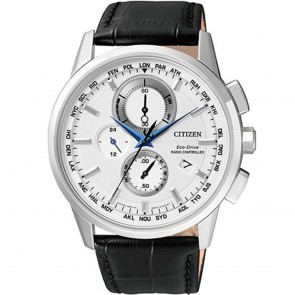 Citizen Watch Eco Drive Radio Controlled AT8110-11A Leather Man