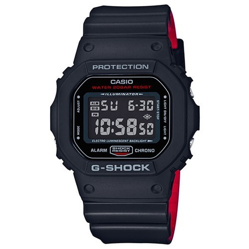 Relogio Casio G-Shock DW-5600HR-1ER Black & Red Series