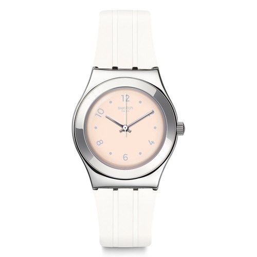 relogio swatch irony stainless steel feminino