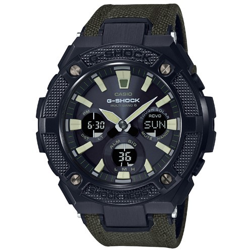 Relogio Casio G-Shock Wave Ceptor GST-W130BC-1A3ER G-STEEL