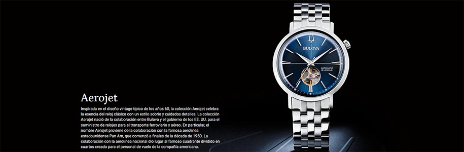 Relógios Bulova Aerojet para homem e senhora | Comprar relógios Bulova