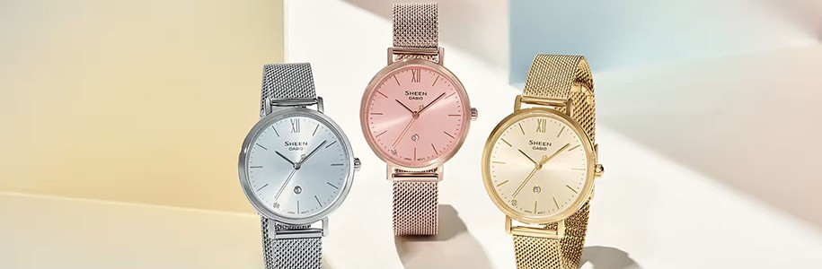 Casio Sheen women´s buy watches - Online novelties in Sheen watches